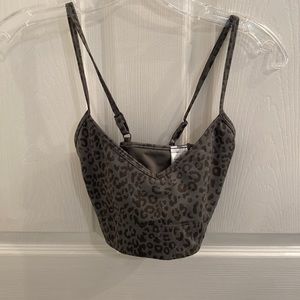 Criss cross sports bra
